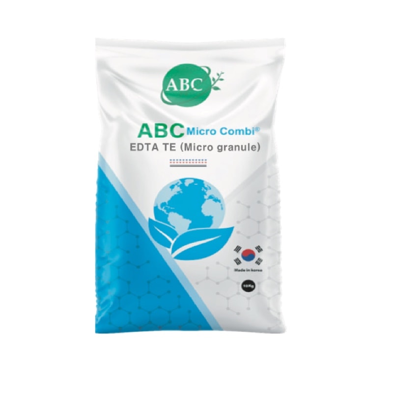 ABC Micro Combi fertilizer package shown in the English product catalog