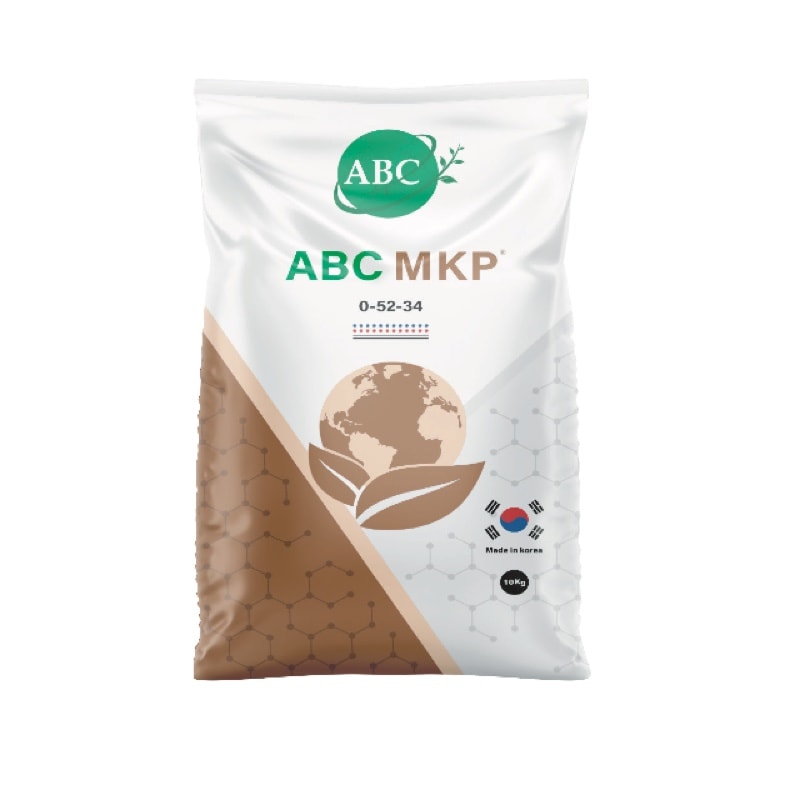 ABC MKP fertilizer package shown in the English product catalog