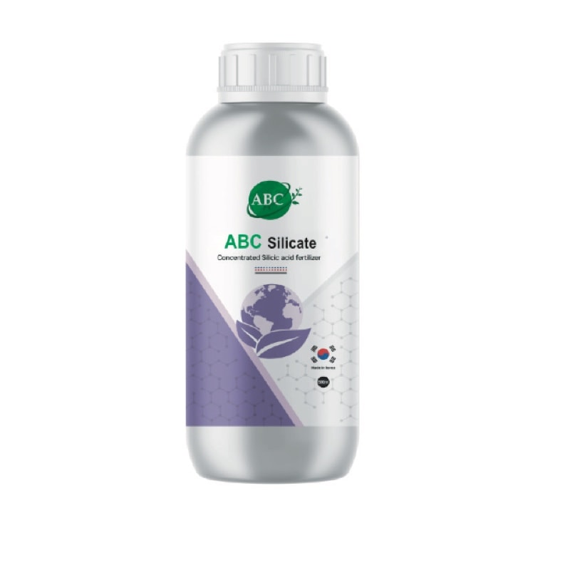 ABC Silicate fertilizer package shown in the English product catalog