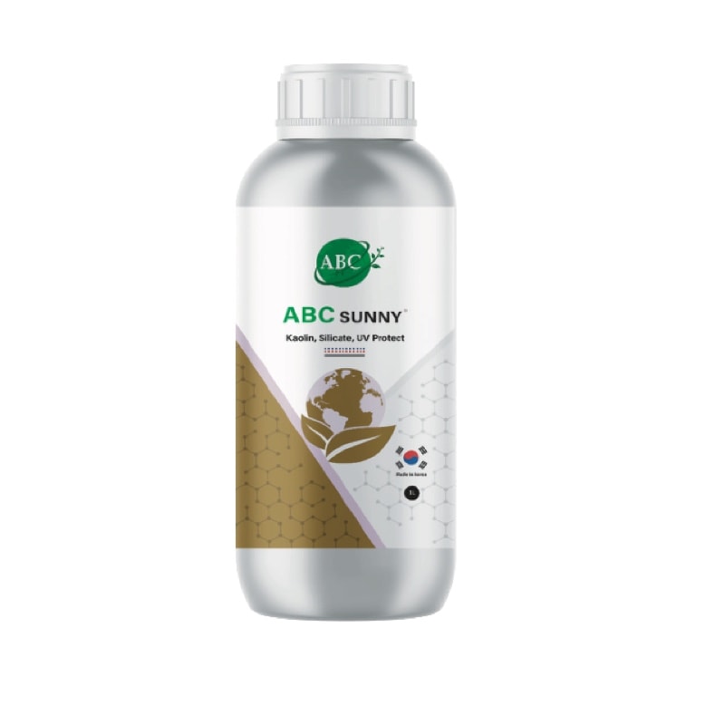 ABC SUNNY fertilizer package shown in the English product catalog