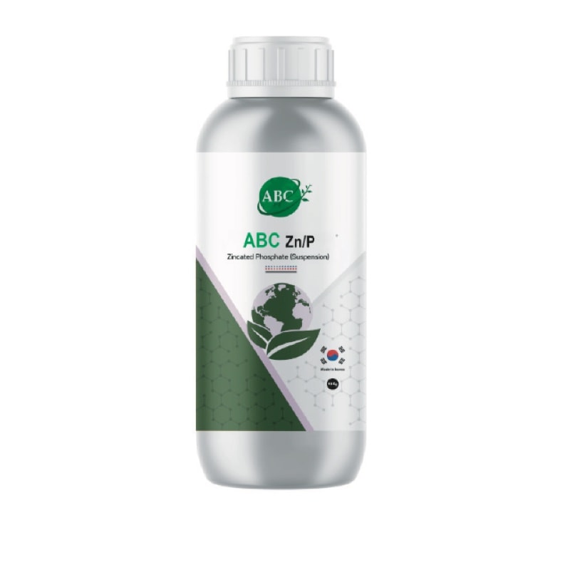 ABC Zn/P fertilizer package shown in the English product catalog